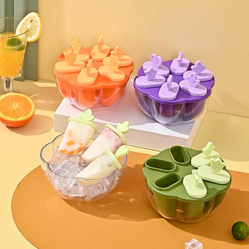 Household Popsicle Box Factory Spot Popsicle Mold Diy Homemade Frozen Ice Cream Popsicle Box Artifact Ice Cream Mold Ice Mold