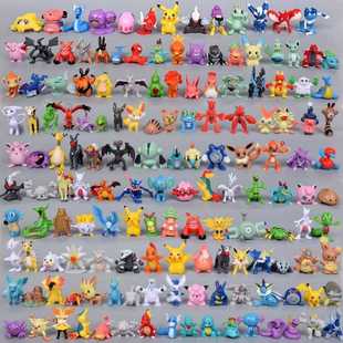 Cross-border Mini Pokemon Hand-made 144 Pocket Game Doll Doll Model Ornaments