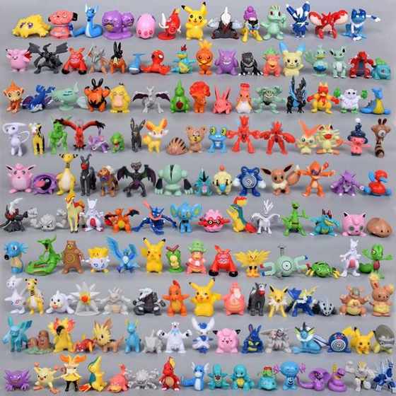 Cross-border Mini Pokemon Hand-made 144 Pocket Game Doll Doll Model Ornaments