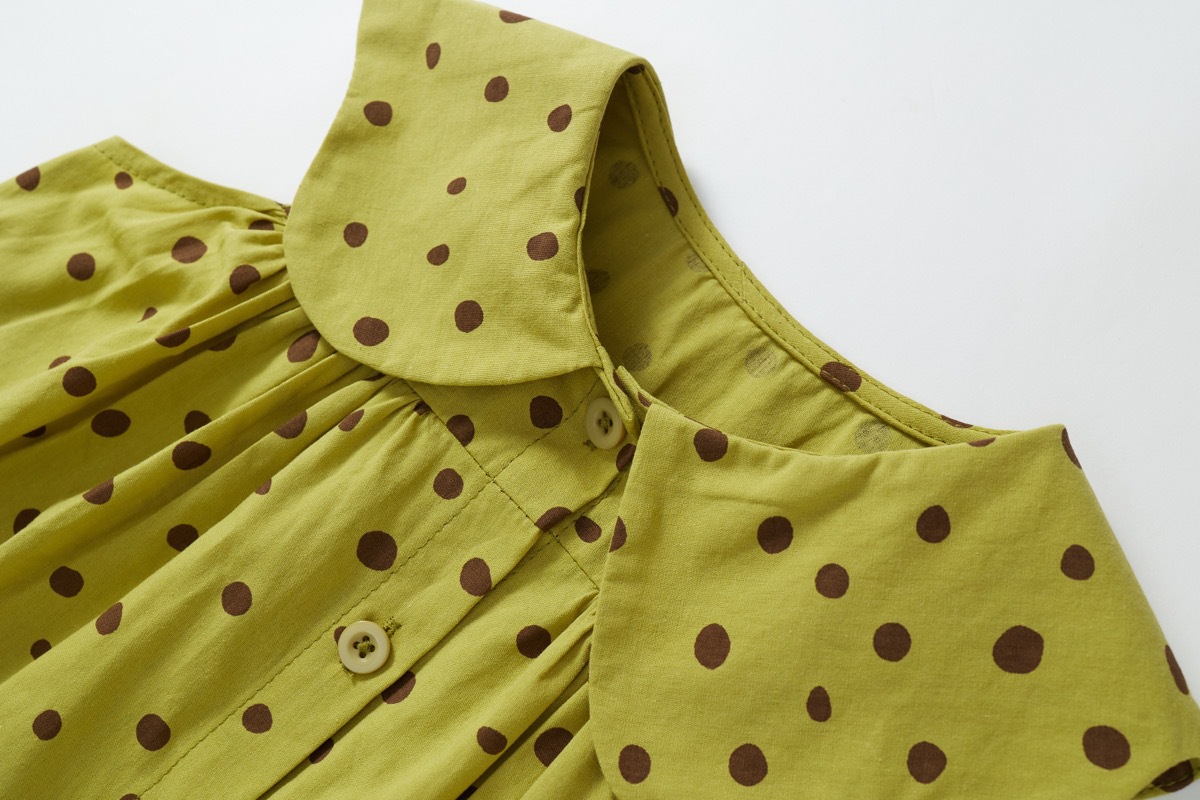 JERA children's sleeveless dress 2024 Summer new girls' polka dot printed Korean style cotton vest dress