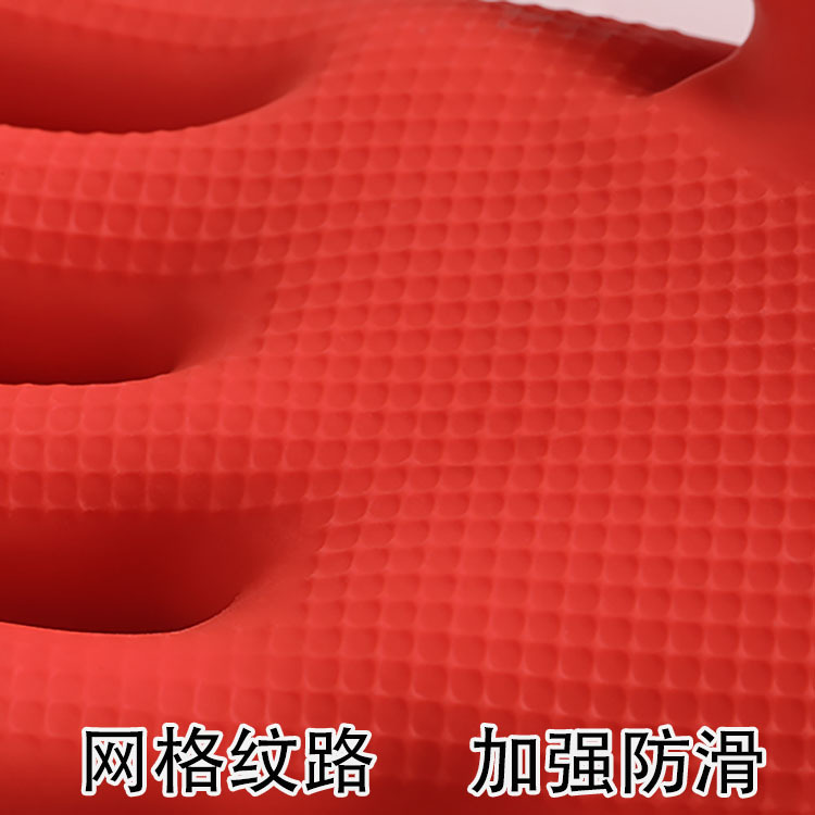 Lined Latex Gloves Household Washing Dish Kitchen Rubber Durable Beef Tendon fleece-lined Thickened Cleaning Laundry Rubber New Material