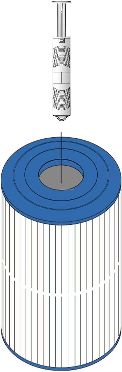 HOTSPRING HOTUB hot spring mineral Rod suitable for hot tub, zinc mineral ion second generation filter