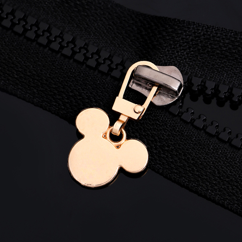 New metal zipper pull detachable clothes bag pull tab replacement luggage backpack accessories universal pull lock