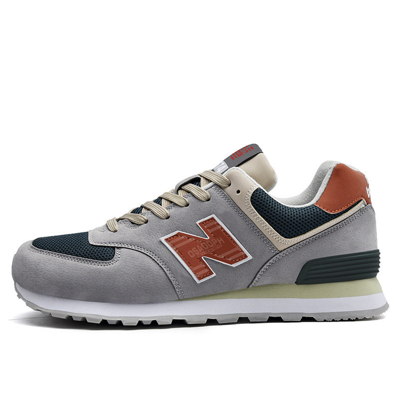 2023 New Sports Shoes Women's Spring and Autumn New Bailun Cool Running Shoes Men's Shoes nb Summer Breathable n-Word 574 Couple