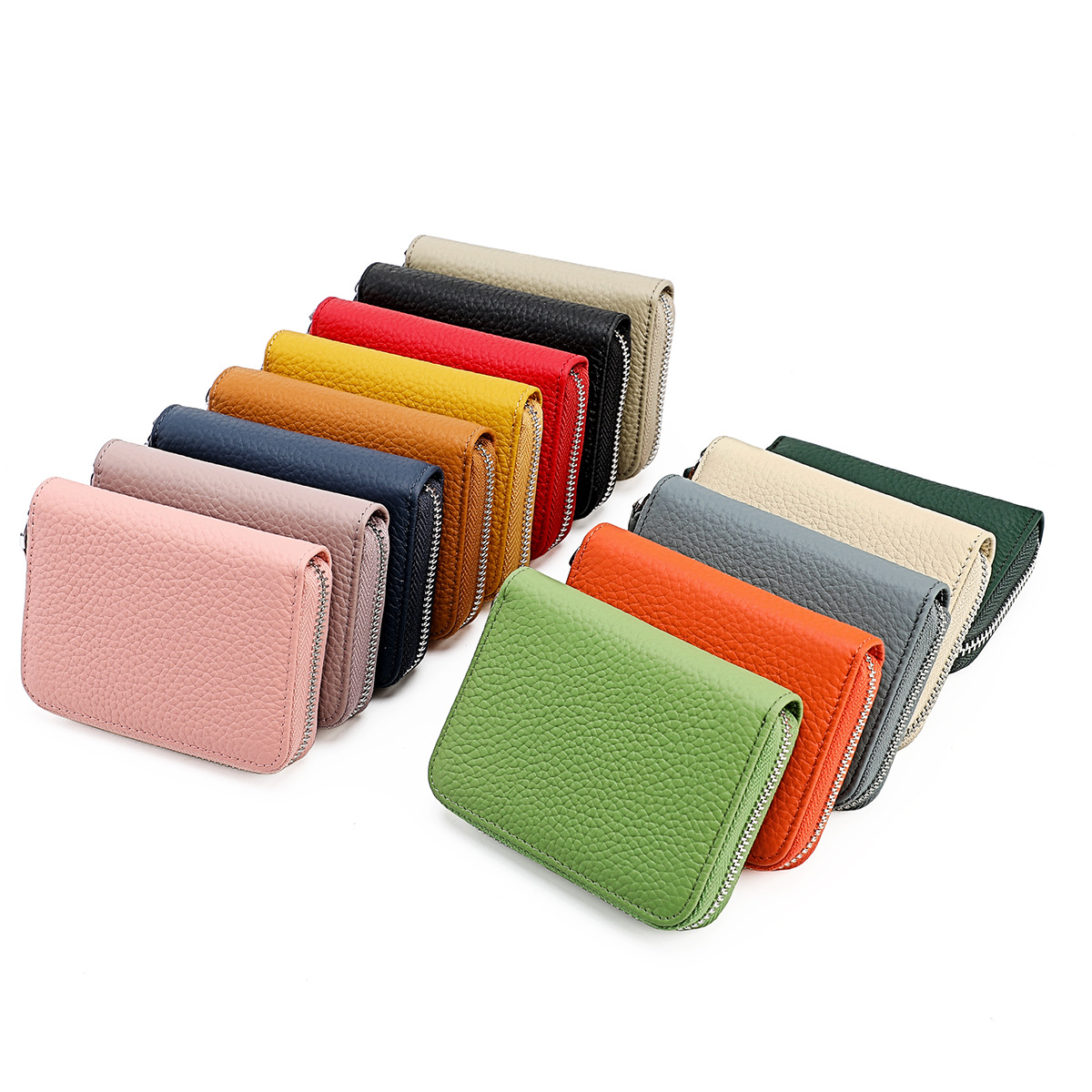Японский кошелек Amazon из натуральной кожи PURSE органный держатель для карт RFID Противоугонная молния монета PURSE держатель для карт большой емкости