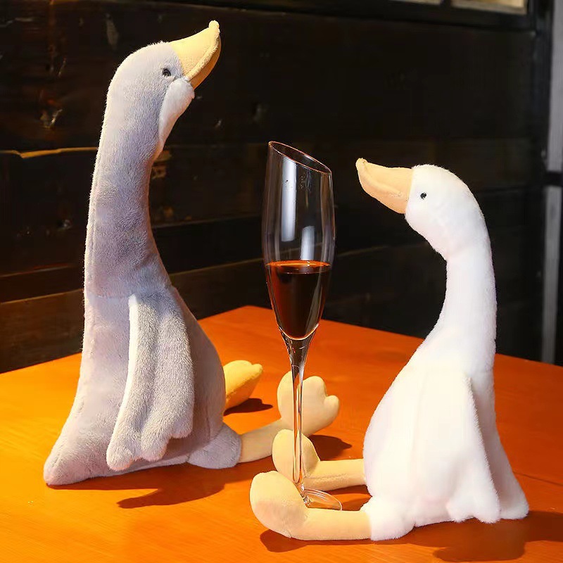 Big White Goose Doll Duck Plush Stall Toy Doll Children's Pleasure Doll Female Birthday Gift Photography Props