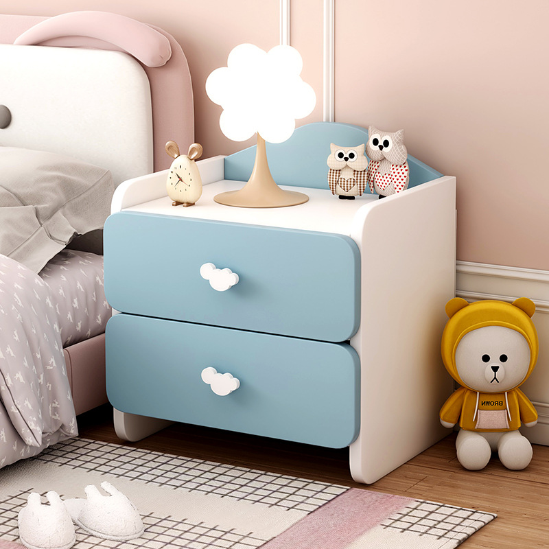 Bedside Table Storage Rack Children's Simple Modern Small Storage Cabinet for Bedroom Economical Simple Bedside Storage