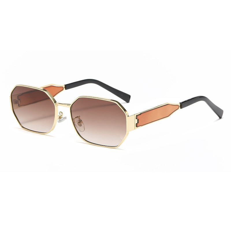 New style small frame wide leg women's sunglasses European and American personality fashion glasses sunglasses female hot girl sunglasses s23007_voghion.com