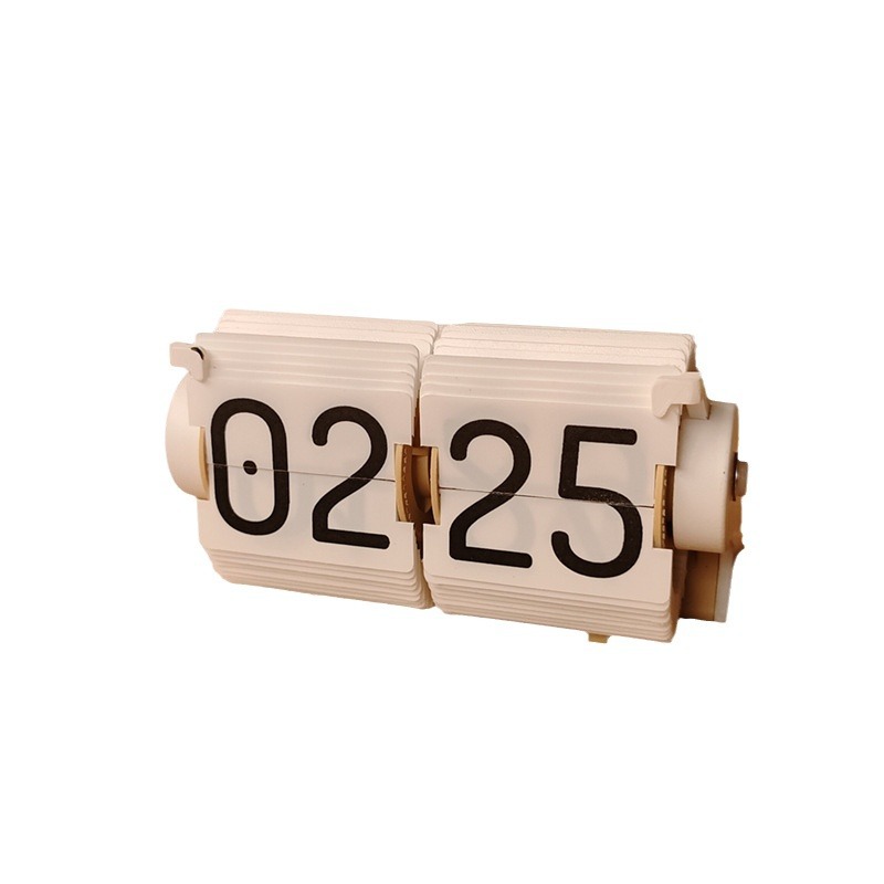 Time flow sound desktop cute creative automatic timing Bluetooth flip clock timing reminder table decoration clock