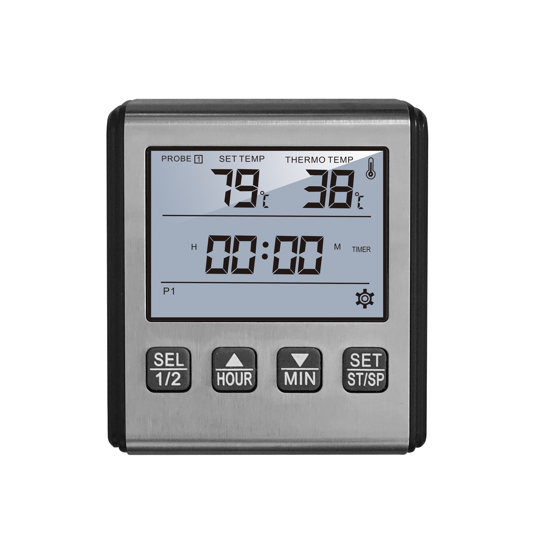 New TP710 barbecue thermometer with timing BBQ Thermometer alarm function food thermometer