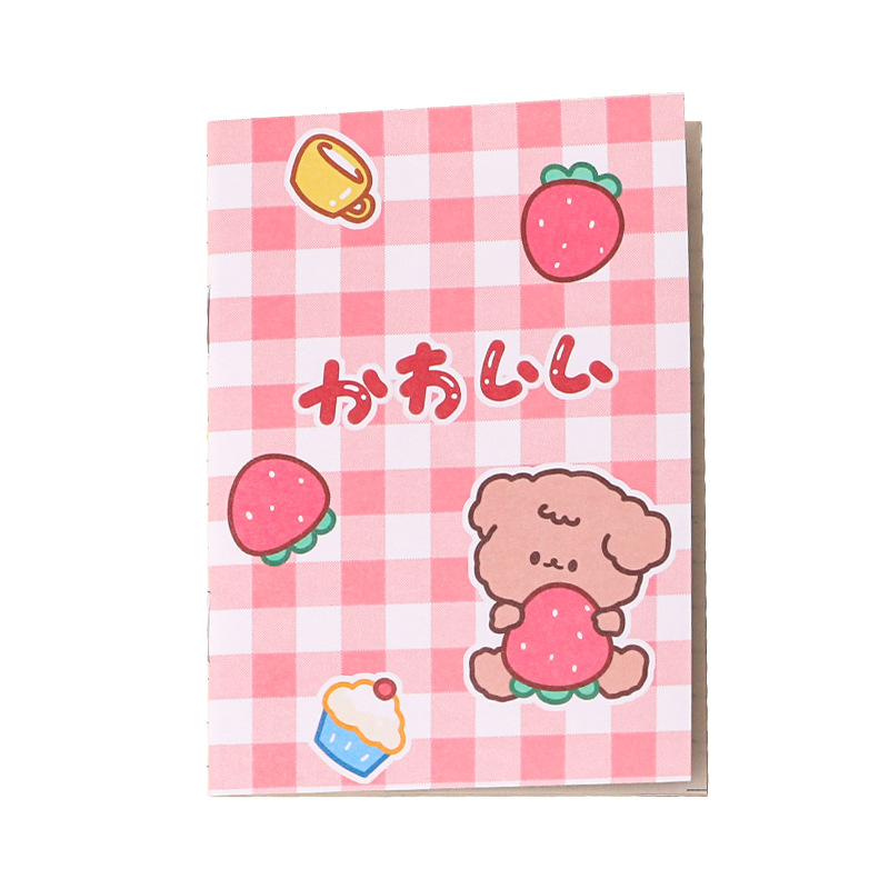 64K notepad student stationery diary cartoon cute small notebook 61 gift notebook gift