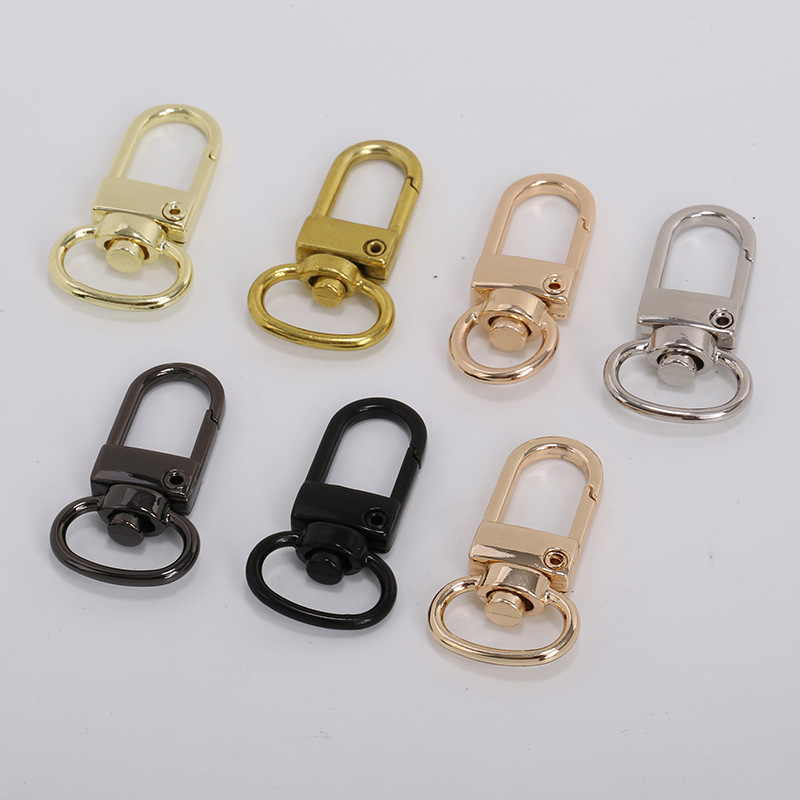 Spot wholesale luggage handbag hardware accessories excellent alloy 3# door buckle key buckle hook buckle color multi-specification full