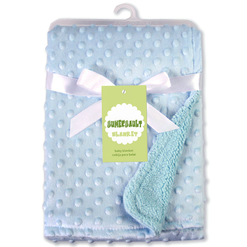 Autumn and Winter bubble blanket beanie plush blanket baby blanket short velvet foam air conditioning blanket lambswool casual blanket