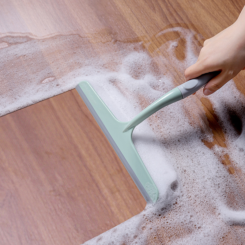 Household Wipe Glass Artifact Wiper Bathroom Glass Scraper Kitchen Countertop Hangable Silicone Floor Multifunctional Cleaning