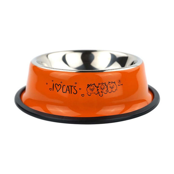 Amazon Pet Supplies Stainless Steel Dog Bowl Cat Bowl Dog Basin Stainless Steel Pet Bowl Cat Food Basin Dog Food Basin