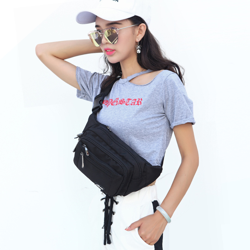 New Men's Waist Bag Outdoor Multi-purpose Waist Bag Korean Casual Men's and Women's Waist Satchel Men's Chest Bag Trendy
