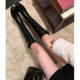 2024 new round head metal buckle boots women's winter but knee Joker casual high knight boots