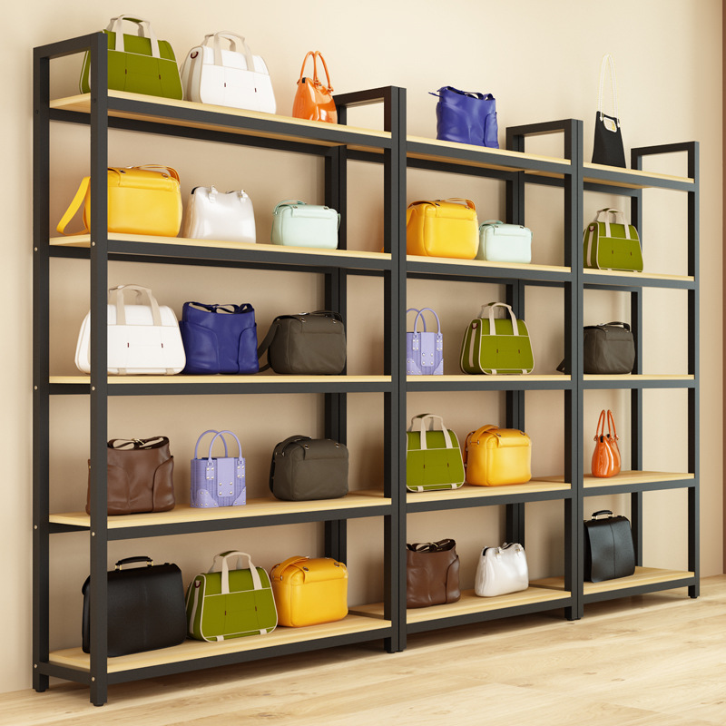 Shelf storage rack household iron shelf multi-layer storage container detachable simple supermarket display rack free combination