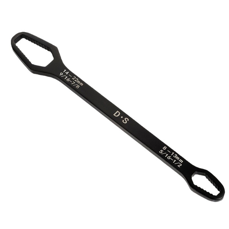 Electrophoresis polishing chrome plate hand 8-22mm adjustable wrench tool multifunctional ring wrench German multi-purpose