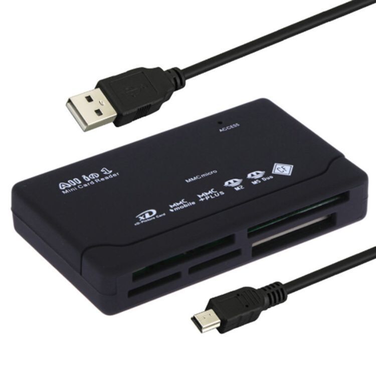 USB 多機能 6 ポート携帯電話カメラメモリカードリーダー 6 スロットパスワードボックスリーダーボックスデジタルコンピュータ|undefined