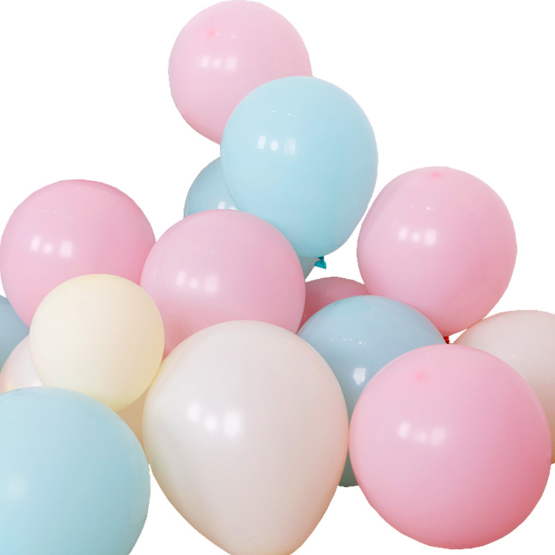 Macaron Balloon 5-inch 10-inch 12-inch round thickened latex balloon wedding party birthday wedding decorations