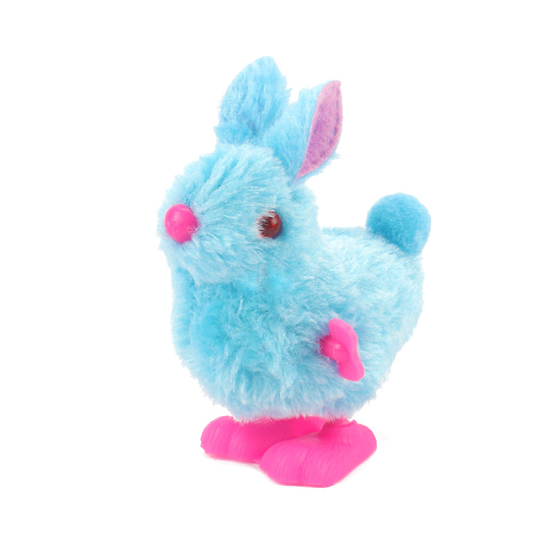 New Internet Celebrous Stuffy Plush Rabbit Stall Selling Shake Tone Same Style Coil Rabbit Children's Chain Toy