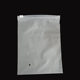 Transparent cpe frosted zipper bag panties garment bag wholesale pe plastic self-sealing bag socks underwear bag spot