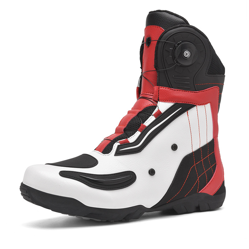 Motorcycle Shoes Motorcycle Riding Shoes Men's Knight Four Seasons Board Shoes Motorcycle Boots Racing High Top Four Seasons Motorcycle Travel Equipment
