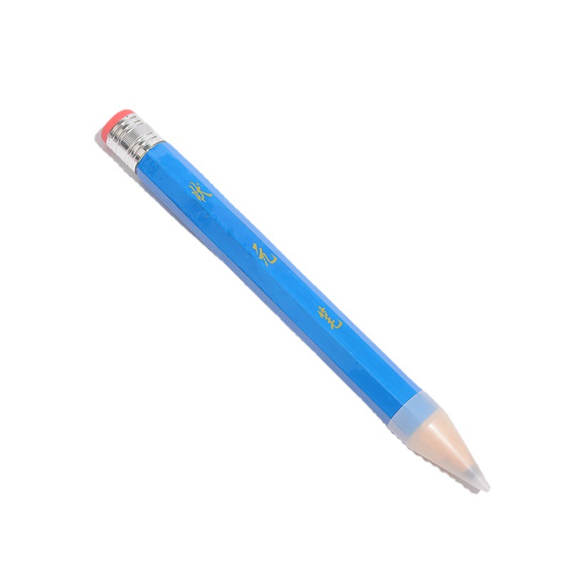 Internet Celebrity Wooden Oversized Pencil Large Number One Pen Giant Pen Children's Stationery Color Printing Octagonal Pencil
