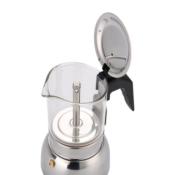 New stainless steel coffee pot glass high temperature resistant coffee cup household multifunctional portable hand washing