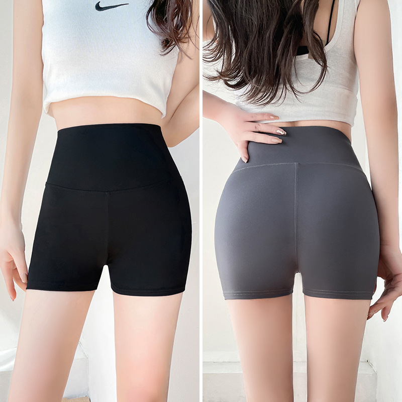 Spring and Summer New Three-point Shark Pants High Waist Shorts Women's Outer Wear Black Stretch Anti-light Safety Leggings for Women
