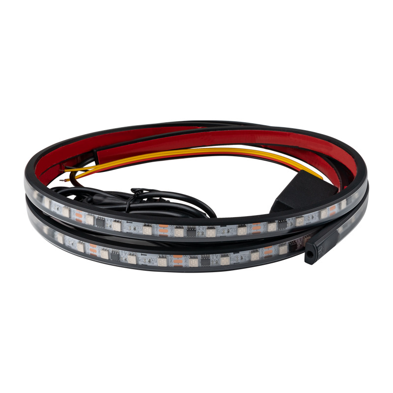 9V-30V truck front gear decorative light strip APP streamer horse racing net light LED magic light strip