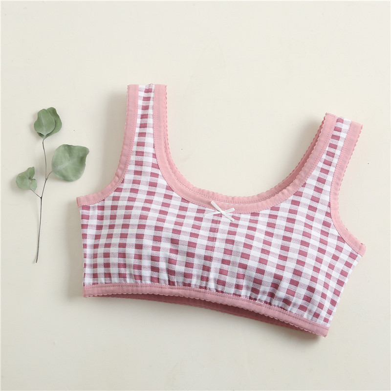 Girls' underwear children's bra development vest students new cotton class a summer female treasure wholesale cross-border Cotton
