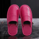 Genuine Leather home cotton slippers men's autumn and winter home indoor waterproof non-slip thick bottom couple full cowhide slippers women's winter