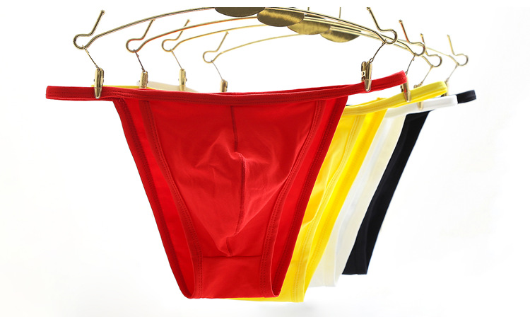 Men's Thong Sexy Low Waist Summer T-pants Thong Strap Cotton New Underwear Cross-border Special for Spot