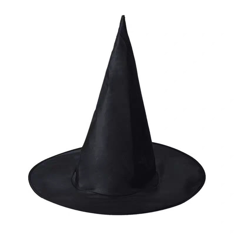 Halloween Hat Black Oxford Cloth Witch Hat Makeup Costume Props Harry Potter Witch Hat Witch Hat