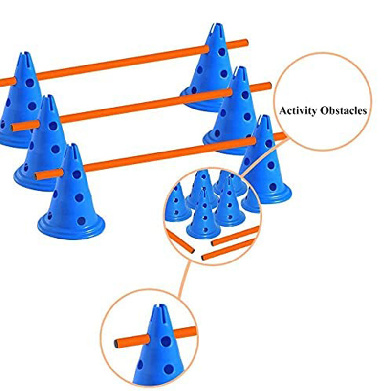 Pet Products Dog Agility Training Set Jumping Ring Jumping Rod Combination Obstacle Training Rod-winding Dog Training Equipment