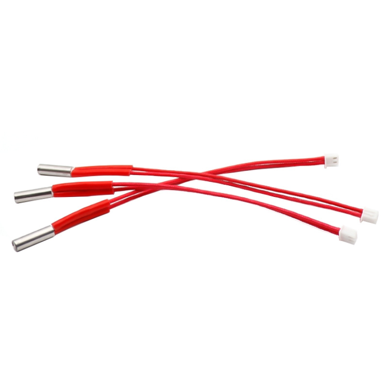 100K NTC thermistor XH2.54 terminal 6*20 12/24V40W heating rod with wire length 150mm