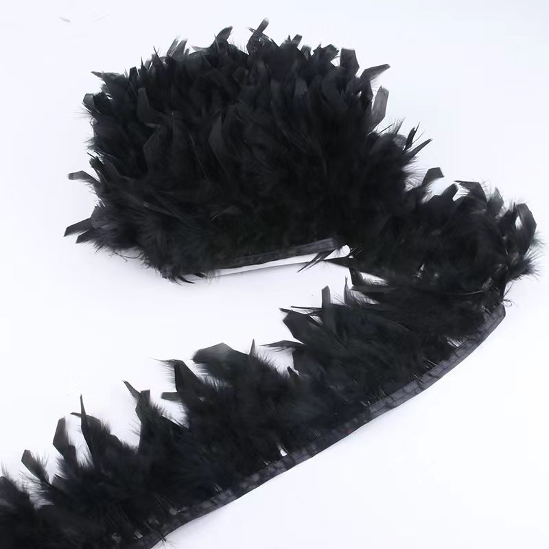 Wholesale diy feather turkey feather tear fire piece feather jewelry stage performance clothing handmade decoration materials