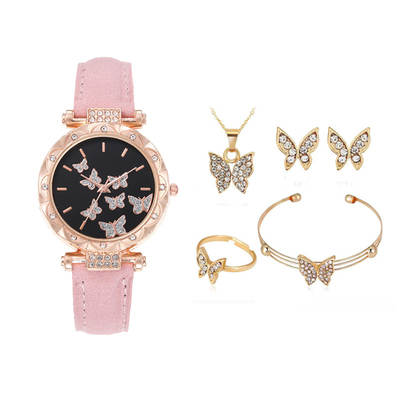 New TikTok Popular Women's Watch Fashion Simple Watch Butterfly Digital Belt Watch Wholesale