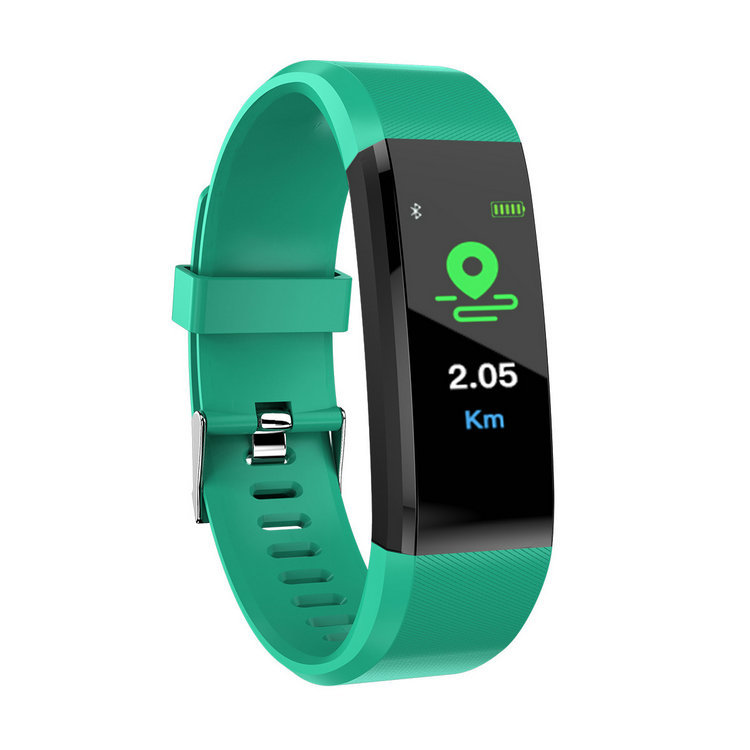 115plus smart bracelet color screen watch step counting heart rate Sports foreign trade cross-border wholesale gift student Bluetooth