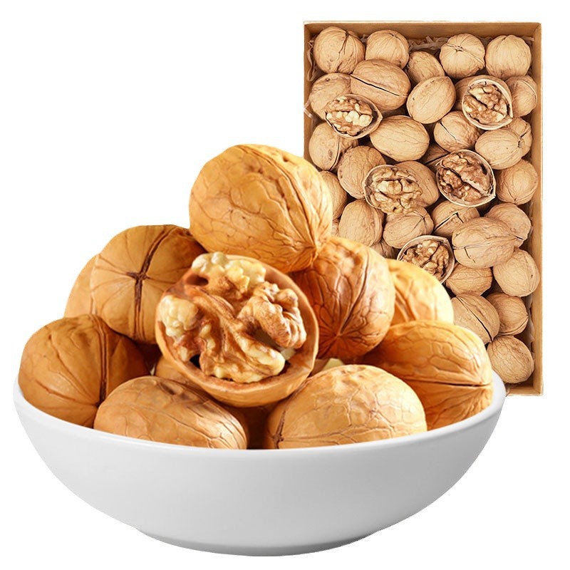 Paper walnuts whole box dried fruit wholesale Xinjiang new cooked original roasted walnuts pregnant women thin-skinned nuts fried snacks