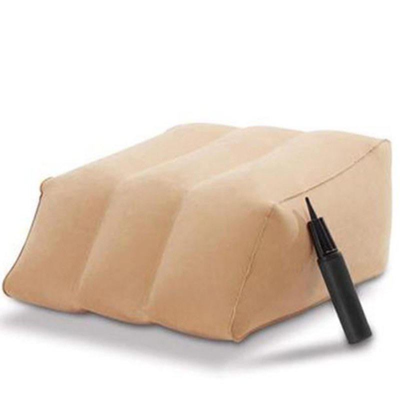 Cross-Border TV new inflatable Leg pillow Leg Ramp Portable fatigue relief back pillow shaping Leg shaping slope pillow
