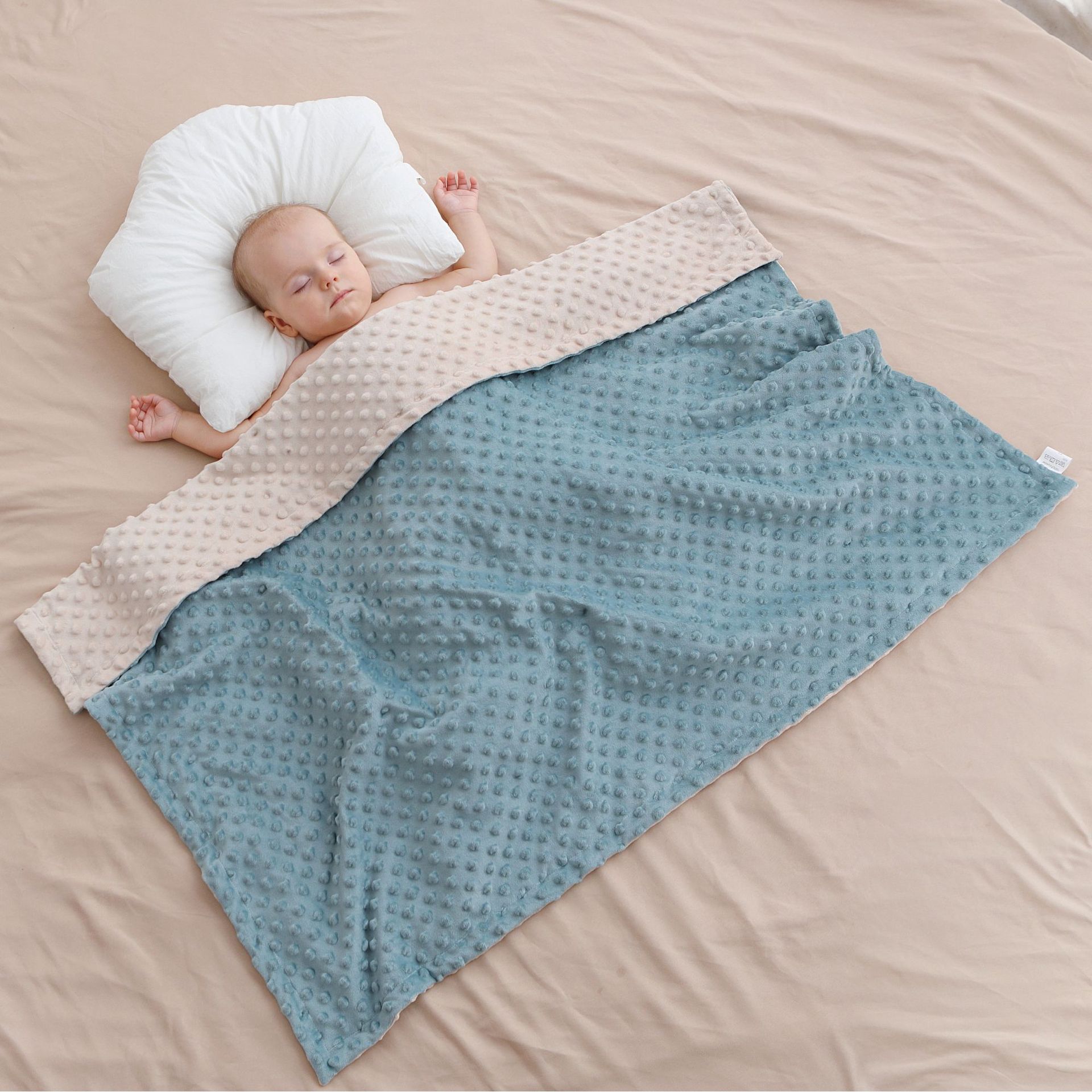 Baby Bean Blanket Baby Soothing Blanket Children's Double Quilt Blanket Air Conditioning Blanket Newborn Blanket