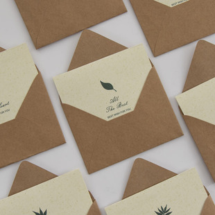 New Birthday Greeting Card, Thanksgiving Small Card, Business Folding Message Card, New Year's Folding Greeting Card, Ready for Sale