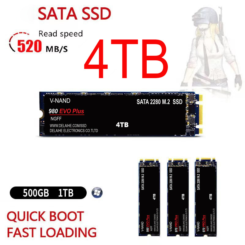 Laptop solid state universal desktop spot M.2SSD 2280 solid state drive 2TB cross border