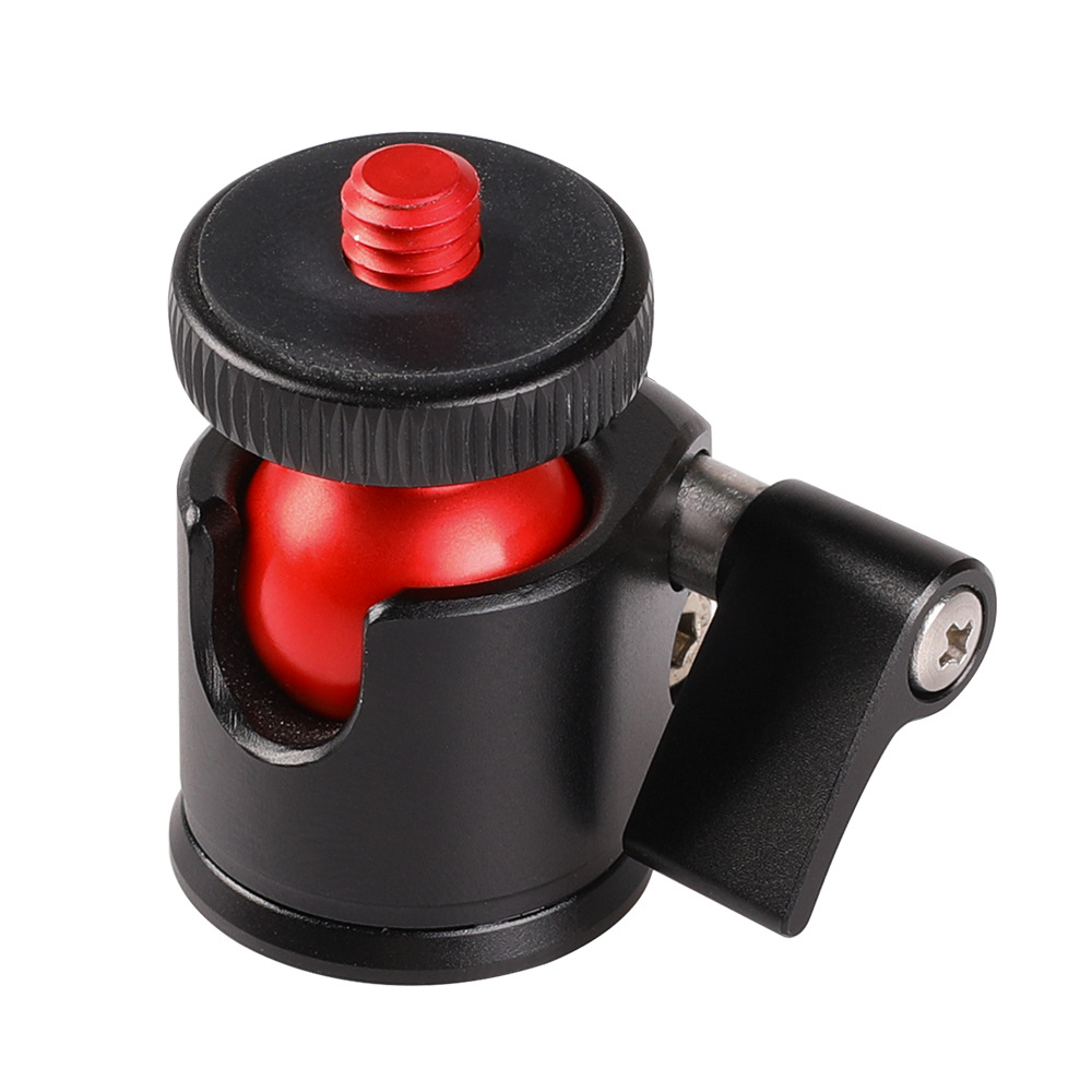 Metal micro single tripod camera fill light bracket beauty lamp holder projector monitor universal spherical head