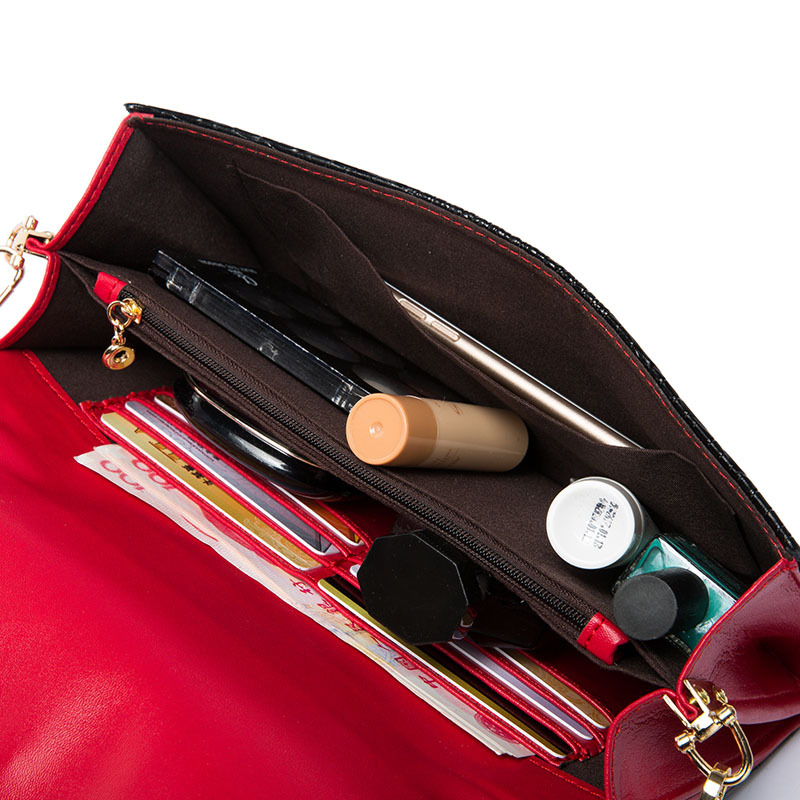Genuine leather clutch Women's fashionable elegant large capacity clutch Women's messenger bag 2023 new women's clip bag