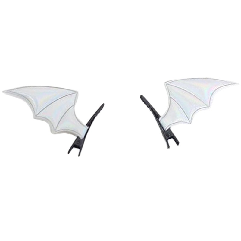 Dark cute demon hairpin side clip Halloween hairpin black bat wings Lolita headdress Gothic style