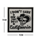 V01456-1 I DONT CARE Denim Skeleton (White Cloth Black)